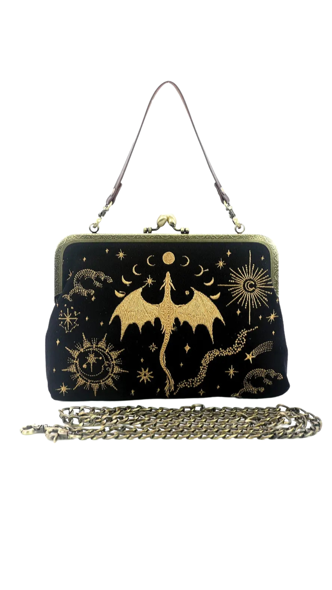 Celestial Dragon Kisslock Handbag – rebels